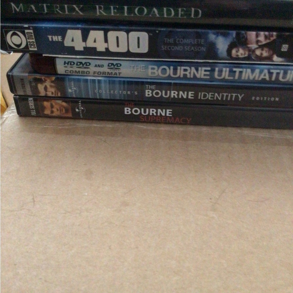 Matrix Reloaded and Bourne Series DVD Collection